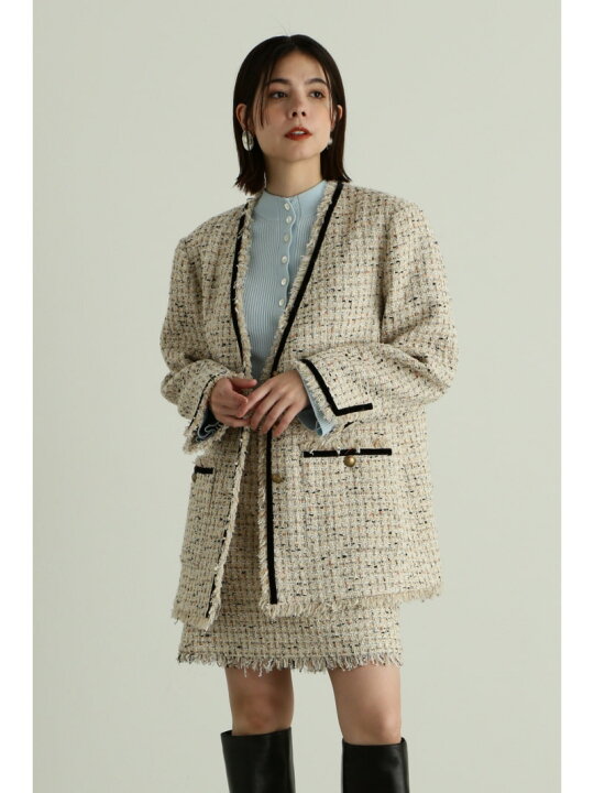楽天市場】【SALE／40%OFF】カラーミックスツイードジャケット JILL 