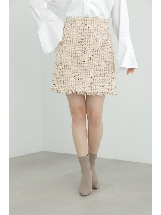 楽天市場】【SALE／70%OFF】カラーミックスツイードスカート JILL  