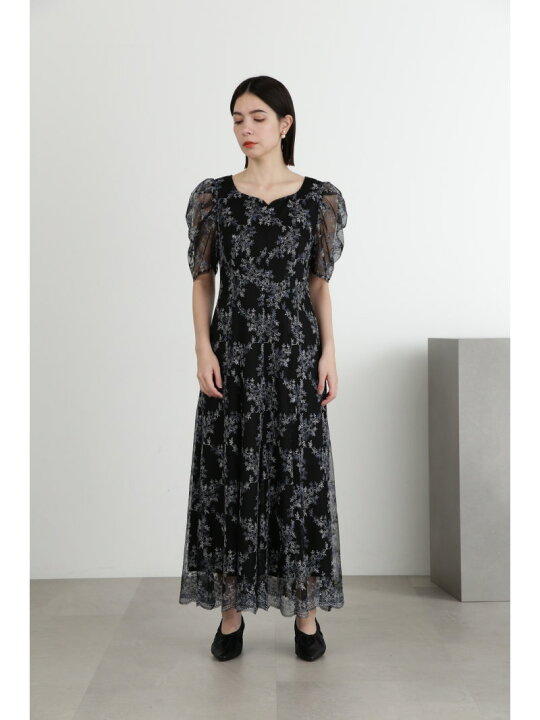 楽天市場】【SALE／80%OFF】チュール刺しゅうフレアドレス JILL STUART  