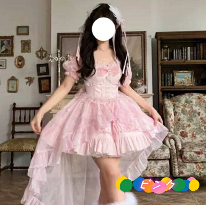 楽天市場】ロリータ ワンピース 白 純白 薔薇花嫁 Lolita系 半袖 
