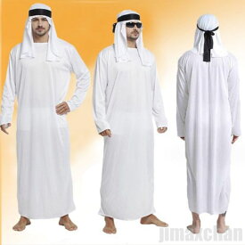 アラブ コスプレ 石油王 フリーサイズ コスチューム ハロウィン 仮装 アラブ 民族 衣装 ターバン