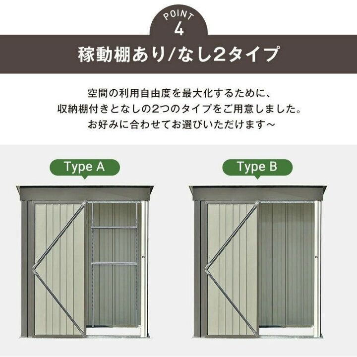 楽天市場】物置 屋外 スチール 倉庫 戸外収納庫 幅162*奥行き92*高181 