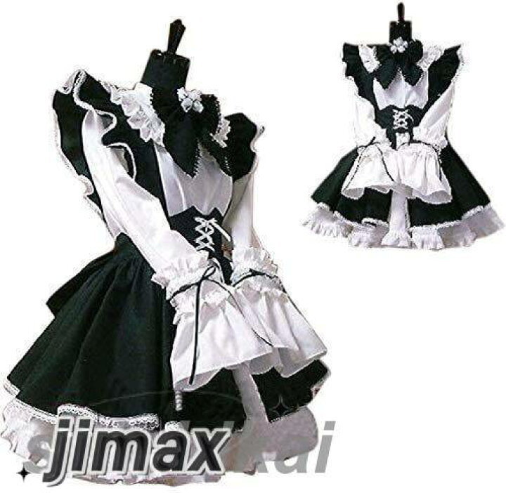 楽天市場】メイド服 ワンピース エプロン カチューシャ ニー 