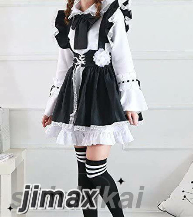 楽天市場】メイド服 ワンピース エプロン カチューシャ ニー 