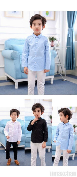 楽天市場】気楽 シャツ フォーマル 男の子 キッズ ワイシャツ 子供 