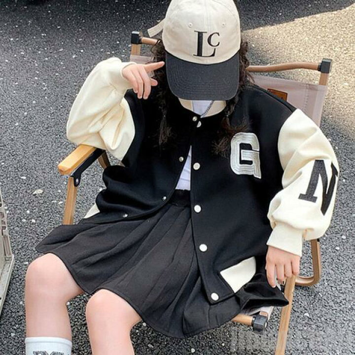 楽天市場】気楽 キッズ 女の子 2点上下セット スカート スタジャン 