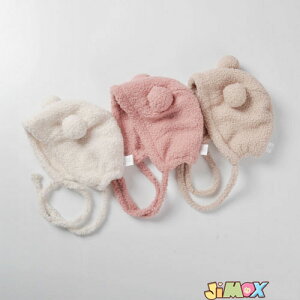 【即納】メール便送料無料 もこもこの帽子 ベビー帽子 クマ耳 赤ちゃん アウトグッズ 防寒対策 暖かい 無地 子供用帽子 ベビー用帽子 新生児帽子 防寒 柔らかい素材で