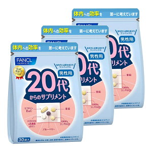y3Zbgz t@P 20ォ̃Tvg jp 45`90 (30×3) FANCL 20 j Tvg Tv r^~ ~l _ Je u[x[ GABA RGUCQ10 