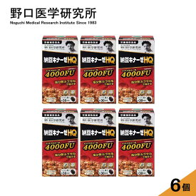 【6個セット】野口医学研究所 納豆キナーゼHQ 120粒*6 4000FU ナットウキナーゼ 高品質・高分散 明治薬品 納豆キナーゼHQ 4000fu 野口 4562193141794 栄養補助食品