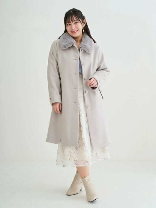 楽天市場】＼24%OFF／大きいサイズ レディース 【Re-J＆SUPURE】ファー  