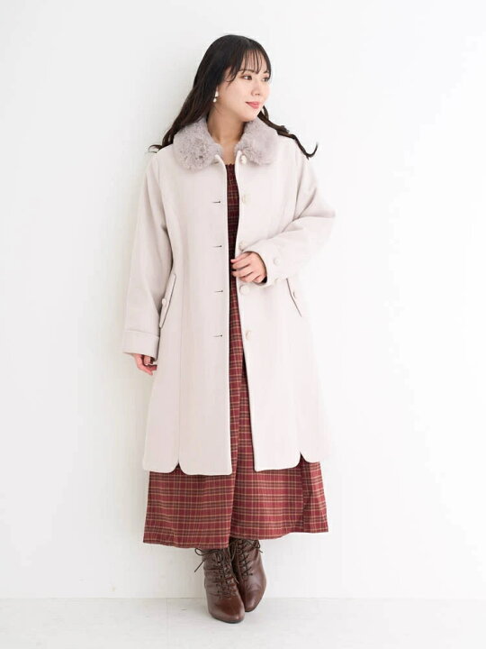 楽天市場】＼24%OFF／大きいサイズ レディース 【Re-J＆SUPURE】ファー 