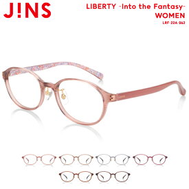 【LIBERTY -Into the Fantasy-】 ジンズ JINS メガネ 度付き対応 おしゃれ レンズ交換券 オーバル レディース LP6600