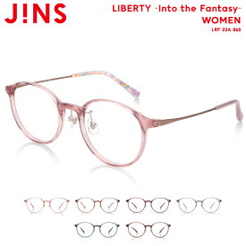 【LIBERTY -Into the Fantasy-】 ジンズ JINS メガネ 度付き対応 おしゃれ レンズ交換券 ボストン レディース LP6600