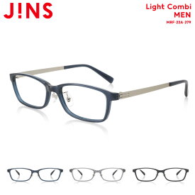 【Light Combi】 ジンズ JINS メガネ 度付き対応 おしゃれ レンズ交換券 スクエア メンズ