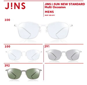 【JINS＆SUN NEW STANDARD Multi Occasion】 ジンズ JINS サングラス ウェリントン メンズ_sale