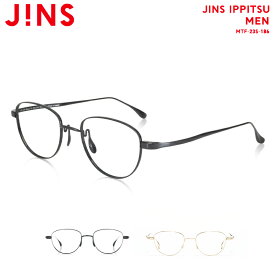 【JINS IPPITSU】ジンズ JINS メガネ 度付き対応 おしゃれ レンズ交換券 メンズ ボストン