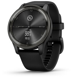 ガーミン vivomove Trend Black/Slate 【Suica対応】 スマートウォッチ 010-02665-70 [0100266570]【返品種別A】
