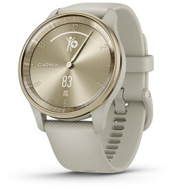 ガーミン vivomove Trend French Gray/Cream Gold 【Suica対応】 スマートウォッチ 010-02665-72 [0100266572]【返品種別A】