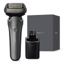 パナソニック メンズシェーバー[電気シェーバー]【5枚刃】【自動洗浄器付】（チタンシルバー） ES-L571U-S Panasonic…