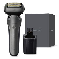 パナソニック メンズシェーバー[電気シェーバー]【5枚刃】【自動洗浄器付】（チタンシルバー） ES-L571U-…