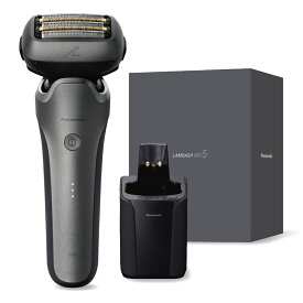 パナソニック メンズシェーバー[電気シェーバー]【5枚刃】【自動洗浄器付】（チタンシルバー） ES-L571U-S Panasonic　LAMDASH PRO5（ラムダッシュ プロ5） [ESL571US]