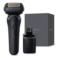 パナソニック メンズシェーバー[電気シェーバー]【5枚刃】【自動洗浄器付】（マットブラック） ES-L571D-…