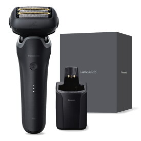 パナソニック メンズシェーバー[電気シェーバー]【5枚刃】【自動洗浄器付】（マットブラック） ES-L571D-K Panasonic　LAMDASH PRO5（ラムダッシュ プロ5） [ESL571DK]