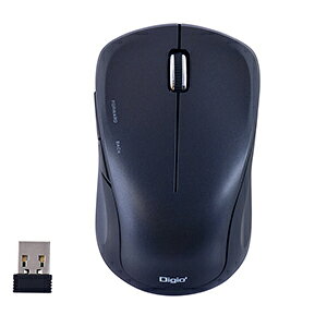 �i�J�o���V 2.4GHz ���C�����X 5�{�^��BlueLED�}�E�X�i�u���b�N�j Digio2 MUS-RKF118BK