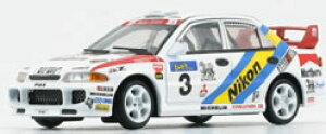 BM CREATIONS 1/64 三菱ランサー EVO III 1995年 香港北京ラリー NIKON #3【64B0224】 ミニカー