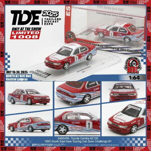 BM CREATIONS 1/64 g^ J[ AE-100 1995N South East Asia Touring Car Zone Challenge" #1(TDE2025jy64B0456z ~jJ[