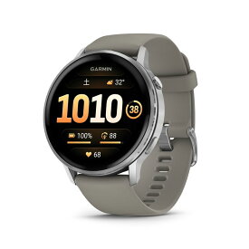 ガーミン Venu 4 Silver / Gray 45mm【Suica対応】スマートウォッチ 010-03014-31 [0100301431]【返品種別A】