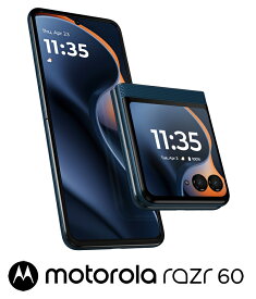 Motorola（モトローラ） motorola razr 60 （12GB/512GB） − ジブラルタルシーネイビー（SIMフリー版） PB8E0000JP