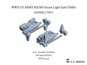 E.T.MODEL 1/35 WWII AJR M3/M5X`A[gy T36E6^(AFVNup)yP35-039z fBe[Abvp[c