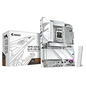 GIGABYTEbMKoCg GIGABYTE X870 AORUS ELITE X3D ICE / ATXΉ }U[{[hizCgj X870AELITEXICE