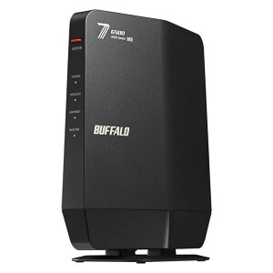 obt@[bBUFFALO Wi-Fi 7(11be)Ή fAohWi-Fi[^[ 5764+688Mbps AirStationiubNj WSR6500BE6P-BK
