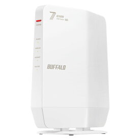 バッファロー｜BUFFALO Wi-Fi 7(11be)対応 デュアルバンドWi-Fiルーター 5764+688Mbps AirStation（ホワイト） WSR6500BE6P-WH