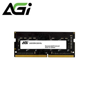 AGIbG[W[AC PC DDR4-3200MHz(PC4-25600) 16GB x1 SODIMM(266-pin) JEDEC 1.2V m[gPCp ̌^fXNgbvPCp AGI320016SD138-ST