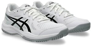 �A�V�b�N�X �W���j�A �o���[�{�[���V���[�Y UPCOURT 6 GS�iWhite/Black�E�T�C�Y�F24.0cm�j 1074A045-101-24.0 asics