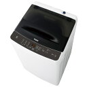（標準設置料込_Aエリアのみ）ハイアール 5.0kg 全自動洗濯機　ブラック JW-U50C-K Haier [JWU50CK]