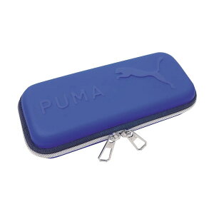 クツワ PUMA セミハードペンケース(ブルー) kutsuwa PM412BL
