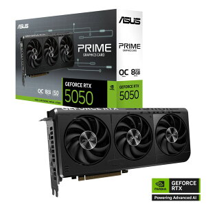 ASUSbGCX[X ASUS PRIME V[Y NVIDIA GeForce RTX 5050 gvt@ I[o[NbN OtBbN{[h PRIME-RTX5050-O8G