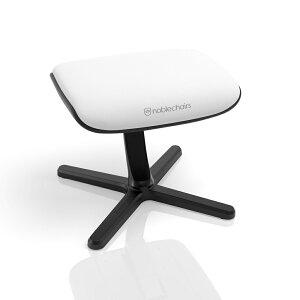 noblechairs FOOTREST 2 WHITE EDITION �m�[�u���`�F�A�[�Y �t�b�g���X�g 2 �z���C�g�G�f�B�V�������f���@�s���A�z���C�g NBL-FR-PU-WED