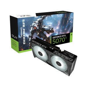 lu GALAKURO GAMING NVIDIA GeForce RTX 5070 Ti fAt@ I[o[NbN OtBbN{[h GG-RTX5070Ti-E16GB/OC/DF