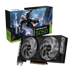 lu GALAKURO GAMING NVIDIA GeForce RTX 5050 fAt@ I[o[NbN OtBbN{[h GG-RTX5050-E8GB/OC/DF