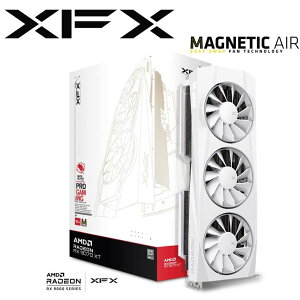 XFX bGbNXGtGbNX XFX Quicksilver AMD Radeon RX 9070XT White Magnetic Air Edition 16GB Cp݌vf OtBbN{[hizCgj RX-97TMAQKW9-GP/U