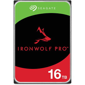 Seagate（シーゲイト） 3.5インチ 内蔵ハードディスク 16TB（NAS向けモデル） IronWolf Pro（NAS向けモデル） ST16000NT001