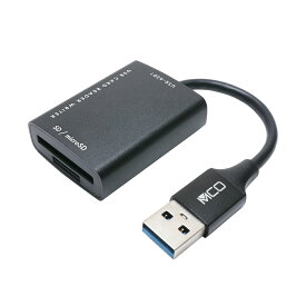 USR-ASD1/BK MCO SDカードリーダライタ USB3.2Gen1対応 USB-A（ブラック）