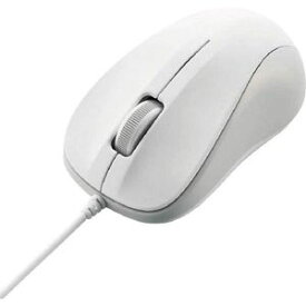 エレコム マウス 有線 3ボタン 小型 軽量 RoHS指令準拠（ホワイト） M-K5URWH/RS