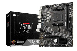 MSIbGGXAC MSI A520M-A PRO / Micro ATXΉ}U[{[h A520M-A PRO