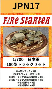 �t�@�C���[�X�^�[�^�[ 1/700 ���{�R 180�^�g���b�N�Z�b�g�yFS-JPN17�z ���W���L�b�g